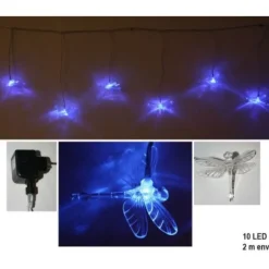 Guirlande Lumineuse Forme Libellules Avec 10 Led