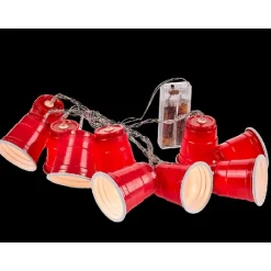 Guirlande Lumineuse Gobelet Americain Rouge