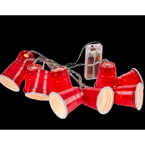 Guirlande Lumineuse Gobelet Americain Rouge