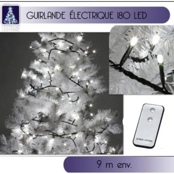 Guirlande Lumineuse Lectrique 180 Led Blanc