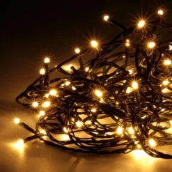 Guirlande Lumineuse Noel 100 Led Blanc Chaud A Pile