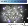 Guirlande Lumineuse Noel 120 Leds Blanches Fixe Et Flash