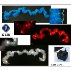 Guirlande Lumineuse Plume Avec 32 Leds