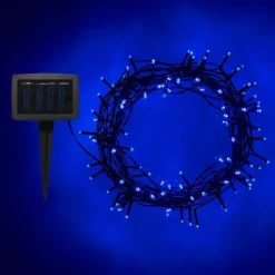 Guirlande Lumineuse Solaire 200 Led Bleu