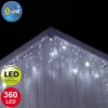 Guirlande Lumineuse Stalactite 10 M Tres 360 Led Blanc Froid