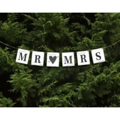 Guirlande Mariage Avec Corde Mr Mrs