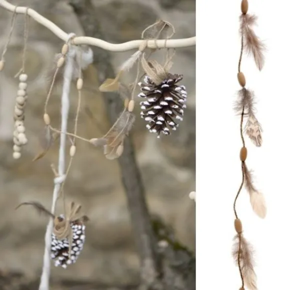 Guirlande Mariage Plume Naturel