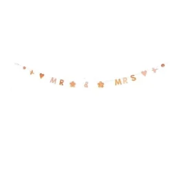 Guirlande Mr And Mrs Or En Lokta 1.80M