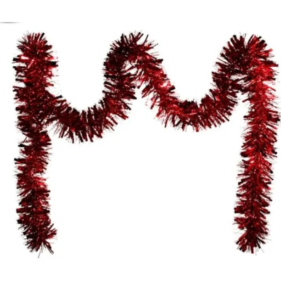 Guirlande Scintillante De Noel Rouge 6Cm