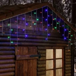 Guirlande Stalactite De Noel Ext Rieur 750 Cm 175 Led Multicolore