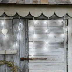 Guirlande Stalactite De Noel Ext Rieur 500 Cm 119 Led Blanc Froid