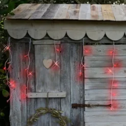 Guirlande Stalactite De Noel Ext Rieur 20M 480 Led Rouge