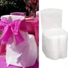 Housse De Chaise Blanche Int Grale Jetable X5