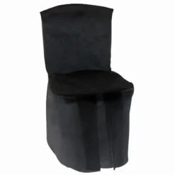 Housse De Chaise Integrale Jetable Noir X 5 Pi Ces