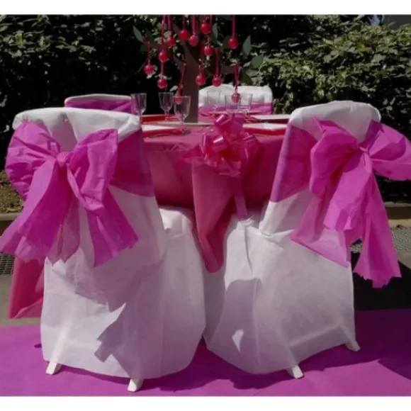 Housse De Chaise Integrale Jetable Noir X 5 Pi Ces