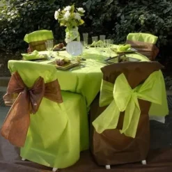 Housse De Chaise Integrale Jetable Noir X 5 Pi Ces