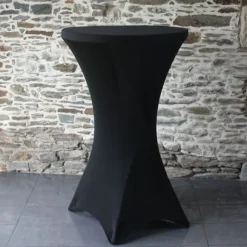 Housse Mange Debout Lycra Noire 60Cm