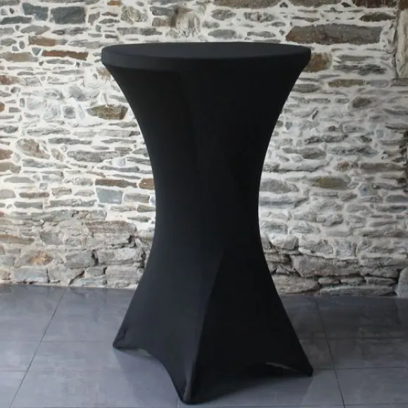 Housse Mange Debout Lycra Noire 60Cm