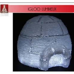 Igloo Lumineux Acrylique A Pile