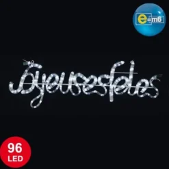 Joyeuse Fetes Lumineux 96 Led Blanc