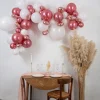 Kit Arche De 70 Ballons Gipsy Rose Gold Et Blanc
