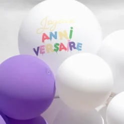 Kit Arche De 50 Ballons Joyeux Anniversaire Multicolore & Rubans