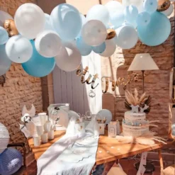 Kit Arche De 57 Ballons Mariage Babyblue