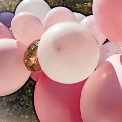 Kit Arche De 57 Ballons Mariage Babypink