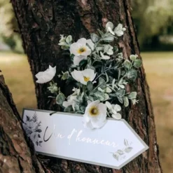 Kit De 4 Fl Ches Directionnelles Theme Botanique