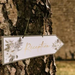 Kit De 4 Fl Ches Directionnelles Theme Botanique