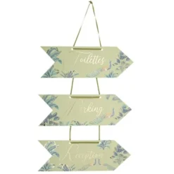 Kit De 3 Fl Ches Directionnelles Theme Tropical Peacock