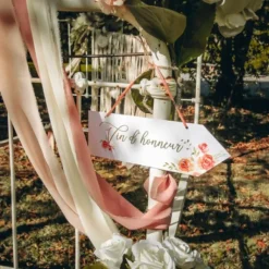 Kit De 4 Fl Ches Directionnelles Theme Romantique