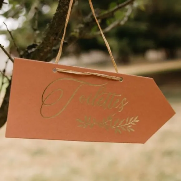 Kit De 4 Fl Ches Directionnelles Jolis Brins Terracotta