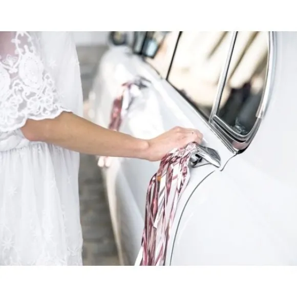 Kit De D Coration Voiture Just Married Rose Gold