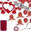 Kit Decoration Mariage G Ant Just Married Rouge