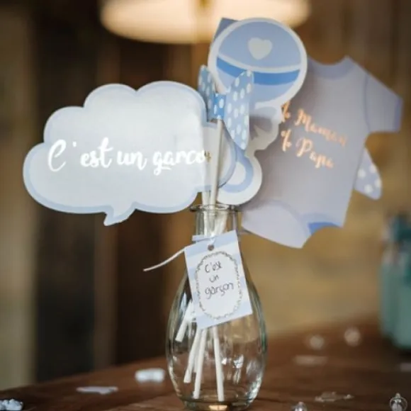 Kit Photobooth Baby Shower Gar On X 11 Pi Ces