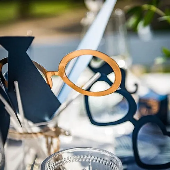 Kit Photobooth Fougere Marine X 10 Pi Ces