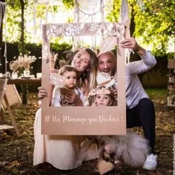 Kit Photobooth Kraft Bronze Avec Cadre G Ant