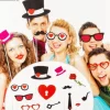 Kit Photobooth Mariage Theme Coeur X 12 Pi Ces
