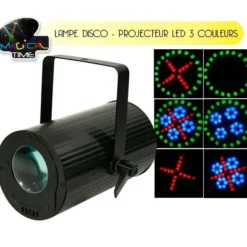 Lampe Disco Projecteurs Led 3 Couleurs