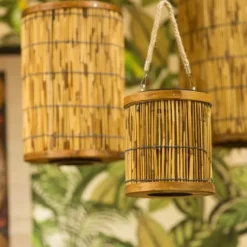 Lanterne En Bois Exotique Pas Chere