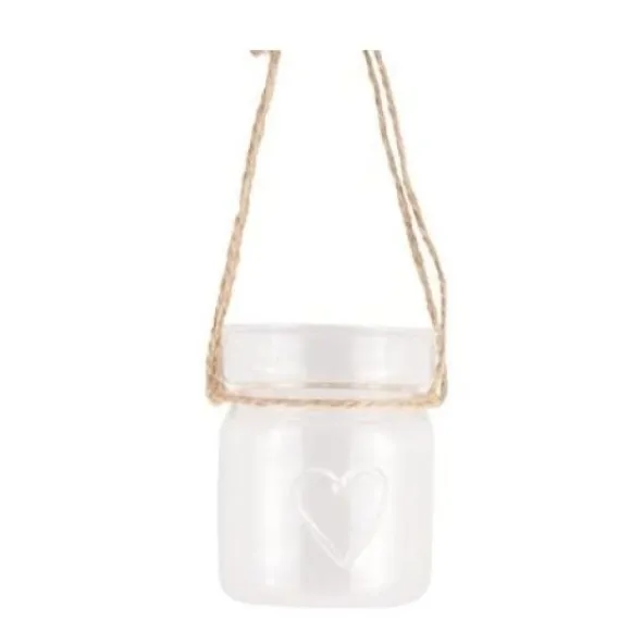 Lanterne Mariage En Verre Avec Coeur