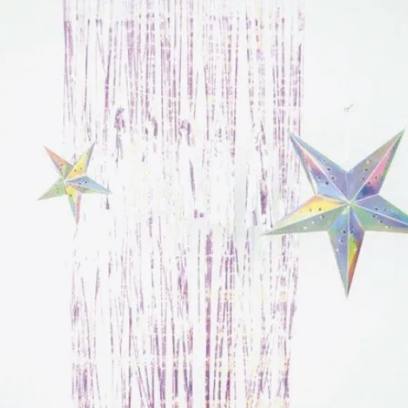 Lanterne Toile Pastel Iris E 30Cm