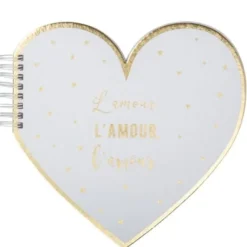 Livre D'Or Amour Avec Petits Coeurs Or