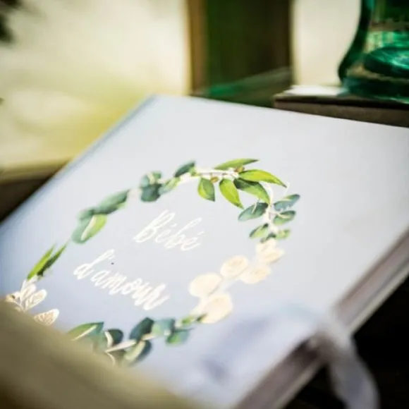 Livre D'Or B B D'Amour Dorure Or