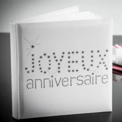 Livre D'Or Joyeux Anniversaire Blanc