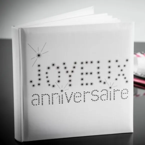 Livre D'Or Joyeux Anniversaire Blanc