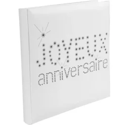 Livre D'Or Joyeux Anniversaire Blanc