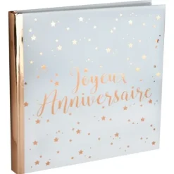 Livre D'Or Joyeux Anniversaire Rose Gold