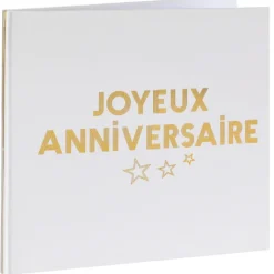 Livre D'Or Joyeux Anniversaire Or